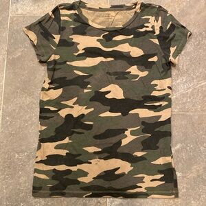J.Crew collection tee. Camo color size small